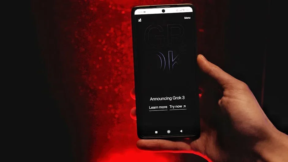 A futuristic AI-powered phone interface